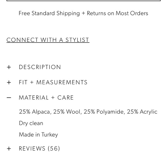 Mint Condition Anine Bing Sydney Turtleneck, Black Large $420 - Picture 7 of 8